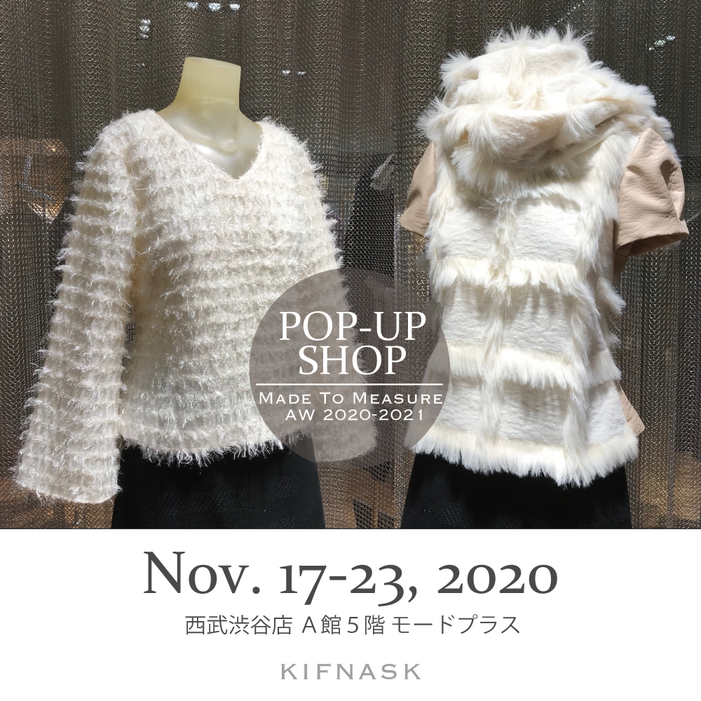 KIFNASK 2020秋 POP UP SHOP